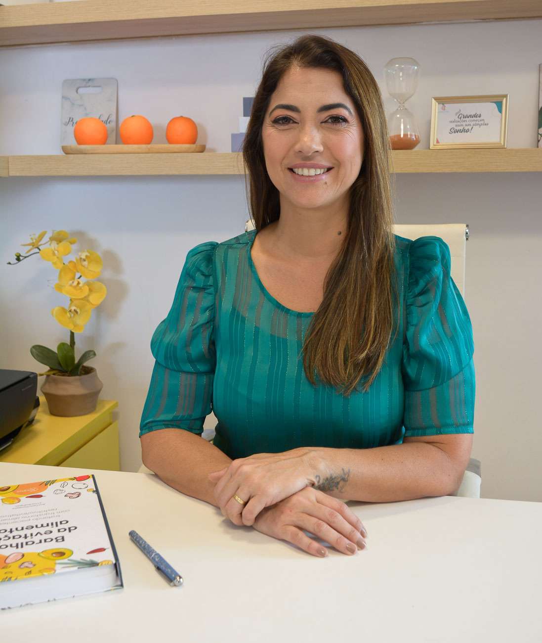 Cinthia Melo responsável pelo Espaço Nutridisciplinar