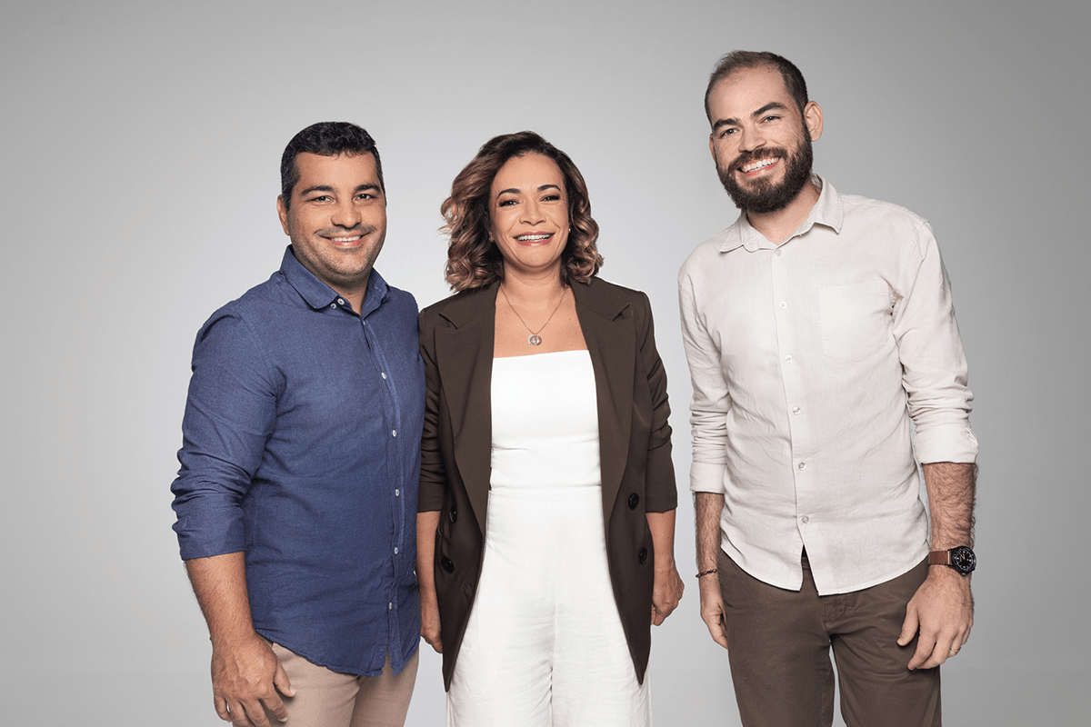Os sócios-proprietários Filipe Ribeiro, Patrícia Luziê e Carlos Vieira comemoram o sucesso da expansão da marca pelo país, sem perder a qualidade dos produtos