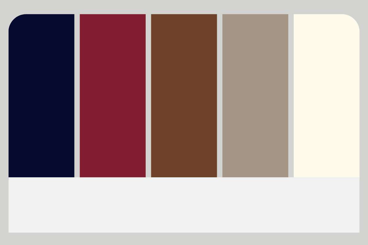 Azul marinho, bordô, marrom, fendi e off-white: Cores neutras coloridas que se encaixam em diversas belezas trazendo atemporalidade para o guarda-roupa da Clean Girls. Imagem Canva