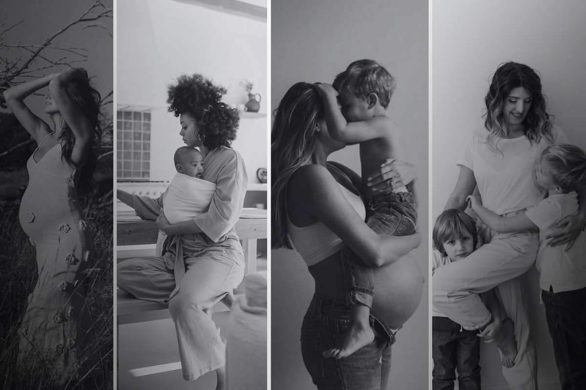 Ser mãe é atravessar muitas versões de si mesma. Fonte: Cosmos e Canva