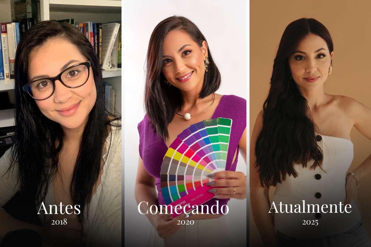 Três versões de mim. Todas verdadeiras. Todas em construção. Fonte: Arquivo pessoal