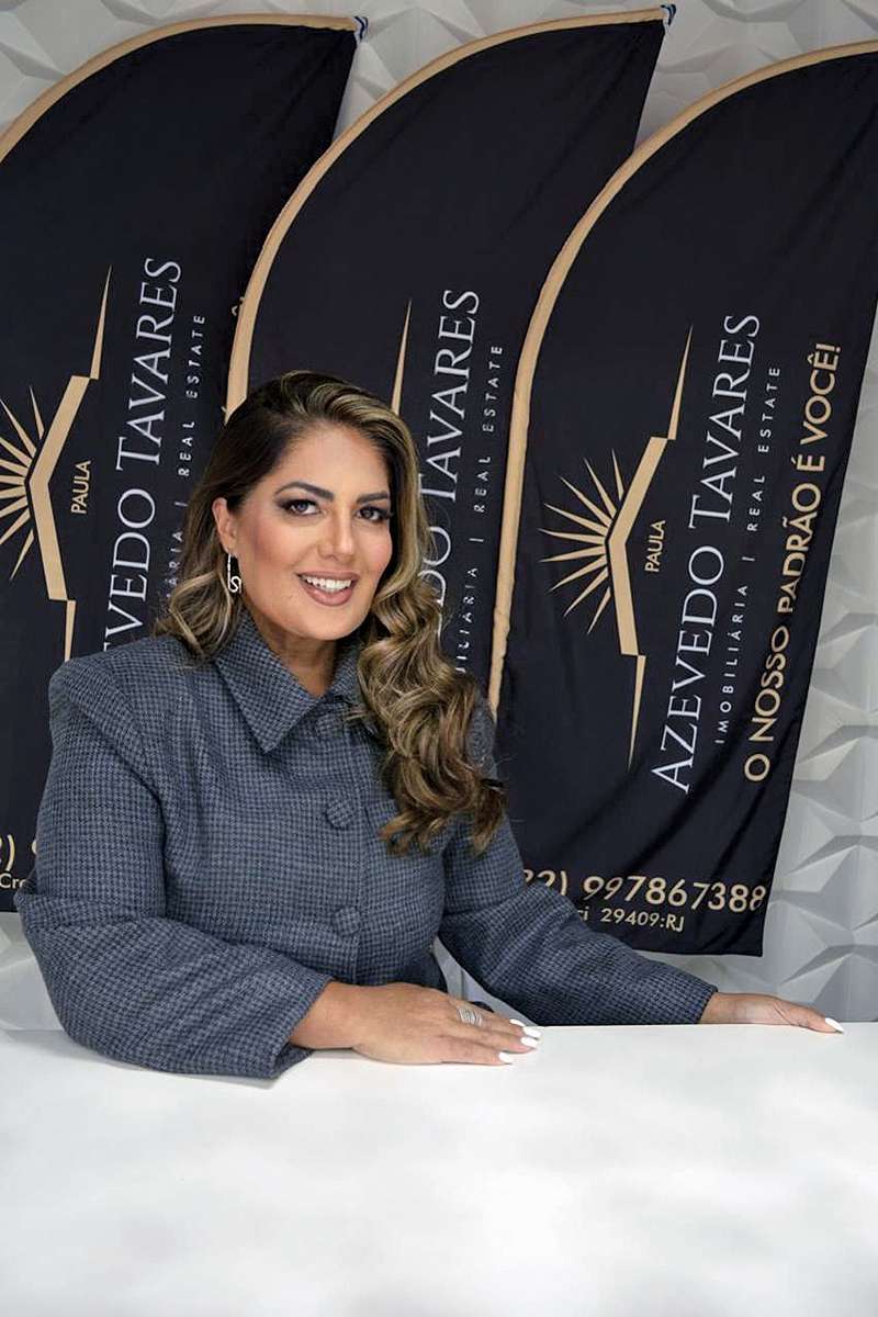 Paula Azevedo Tavares se tornou referência no mercado imobiliário de Macaé, com a credibilidade de mais de 23 anos de experiência e uma equipe qualificada. (Foto Alle Tavares)