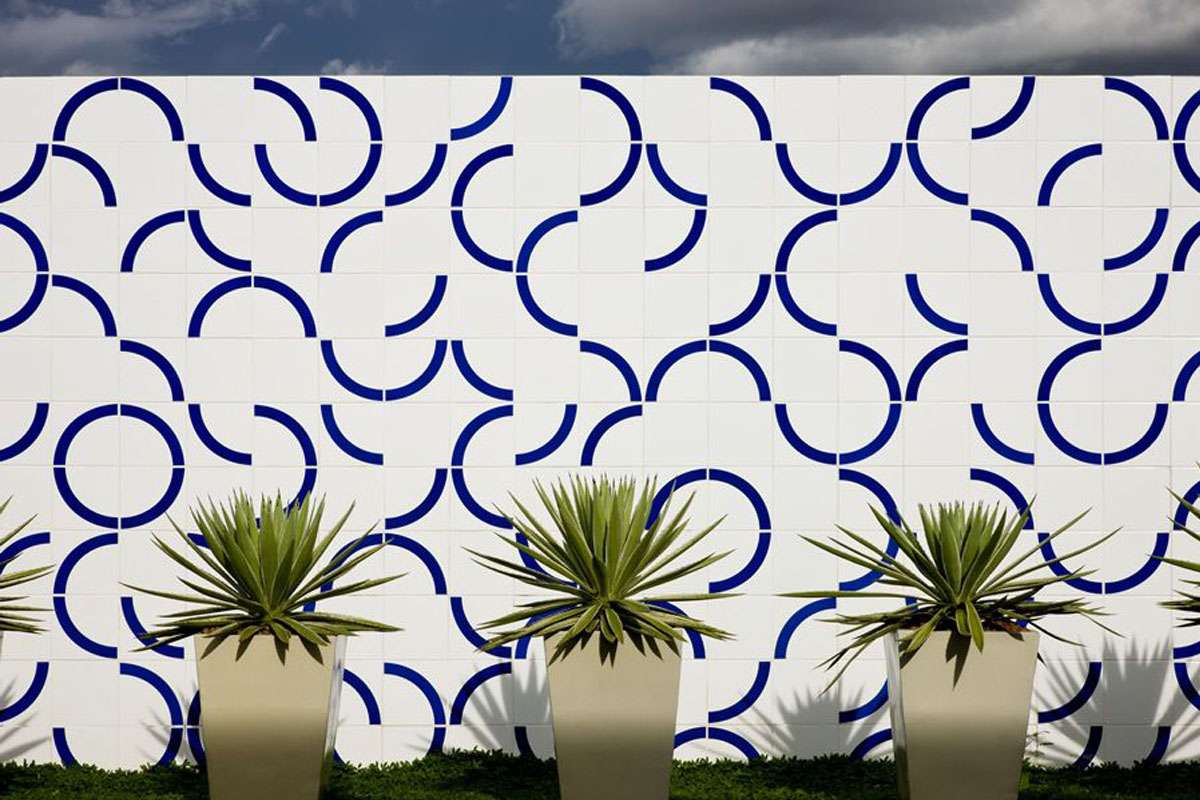 Painel de azulejos na Câmara de Deputados em Brasília. Foto: Edgard Cesar
