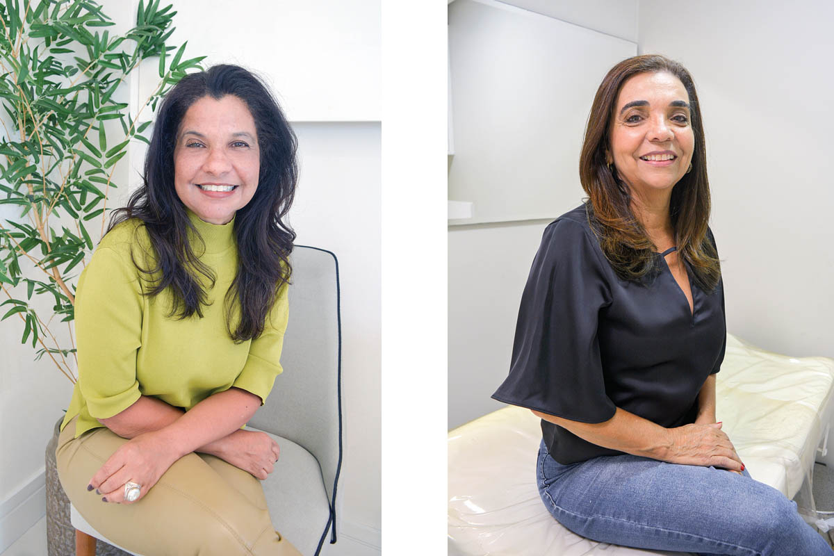 Dra. Simone Dutra diz que a dermatologia regenerativa trata o envelhecimento cutâneo, queda de cabelo, acne e cicatrizes, melasma e doenças inflamatórias crônicas da pele.Lenise Lima faz tratamento clínico e estético com a Dra. Simone e precisou ajustar a vitamina D, o cálcio, magnésio, vitamina k e hormônio da tireóide (Fotos Alle Tavares)