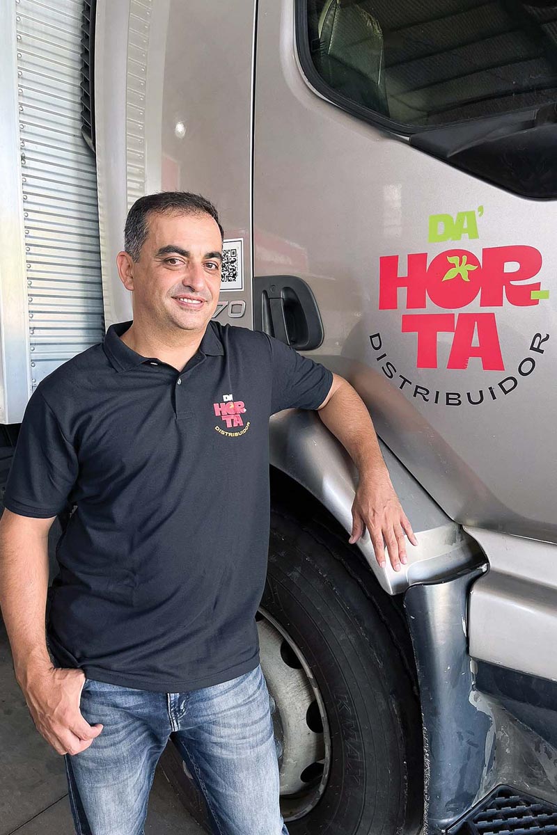 O empresário Junio Afonso está à frente do Da Horta Distribuidor. Ele destaca a logística da empresa. Com frota própria, base no Horto e apoio no Riviera, a distribuição em Macaé e Região é facilitada. (Foto Alle Tavares)