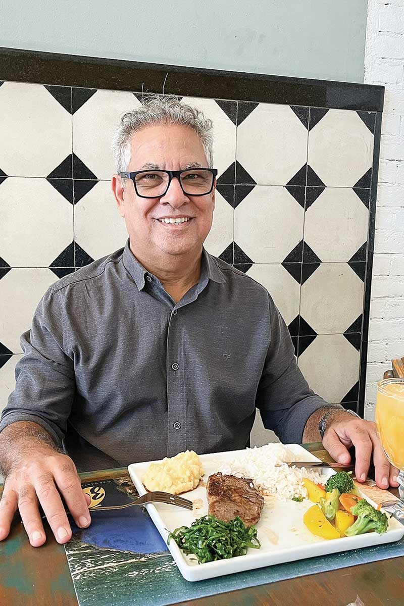 Para o empresário Rui Marcelo Gonçalves, cliente assíduo, a relação próxima com a equipe é um diferencial que fideliza o público. “Além dos pratos que gosto muito, sou sempre muito bem acolhido. (Foto Alle Tavares)