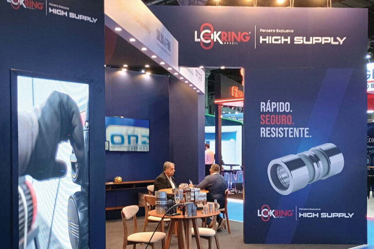 Stand da High Supply em FPSO no Rio de Janeiro. A estratégia de expansão da empresa ganha força no mercado