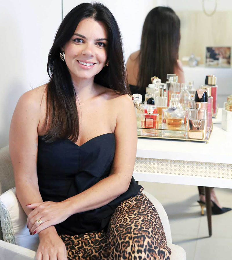 Aline Roriz é cliente de Camila, acompanha a marca há três anos e destaca de excelência como diferenciais da loja como a beleza e o atendimento. (Foto Alle Tavares)