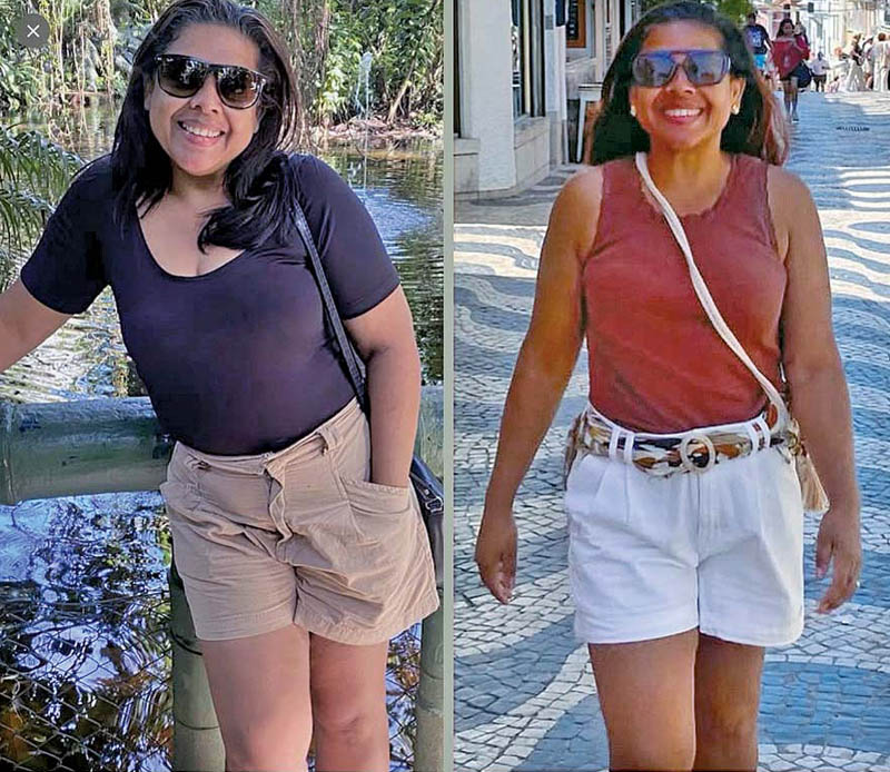Flaviana Teles conseguiu perder 12 quilos em 3 meses, mudando o estilo de vida, com melhores hábitos, para ter uma maior qualidade vida hoje e no futuro. (Foto arquivo)